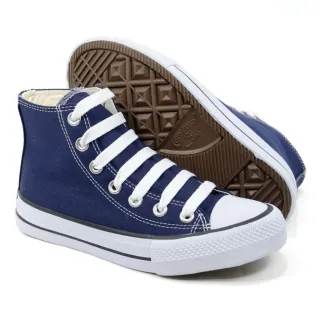Unissex All Star Cano Alto Azul Marinho - Tênis Masculino e Feminino - Azul Marinho