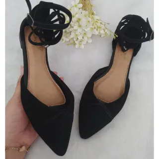 Sapatilha Confort Feminina Nude Rosa Preto Dourado 2 em 1 - Nude