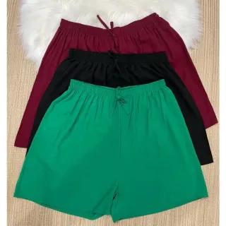 Bermuda Estampada Plus Size G1-G2-G3 Viscose - Kit com 3 Shorts Femininos - 3 Estampas variadas