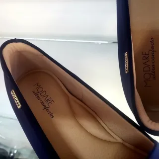 Moda Fashion Sapatilha Marinho Lycra Modare - Conforto e Estilo em Promoção - 39