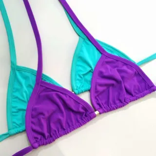 VÁRIAS CORES! Biquini tradicional Cortininha - Laranja