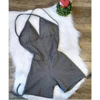 Academia cordinha lateral macaquinho fitness com bojo - estampa 13