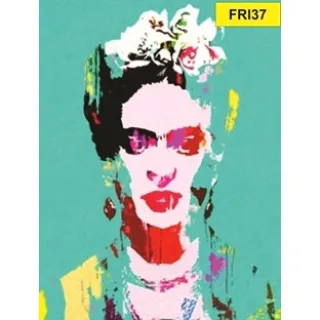 Placa 21 a 40 Frida Kahlo Decorativa - FRI30