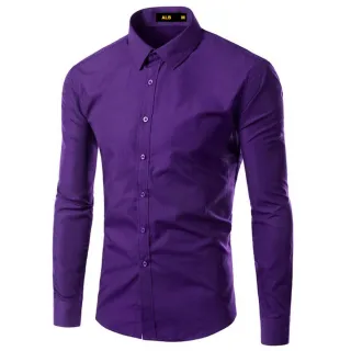 Promoção da Semana: Camisa Social Masculina Manga Longa - Amarelo BB