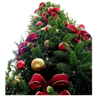 Árvore Natal Gigante Luxo Verde 2,40m - Promoção - Único