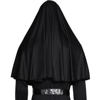 Máscara Valac Látex Realista Com Véu - A Freira Terror Halloween Carnaval - Único