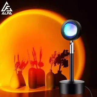 Projetor LED Luminária Por Do Sol Luz Noturna Sunset SOL - Único