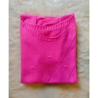 Moda Verão: Blusinha de Tricô Manga Curta Princesa - Raryel - Laranja neon