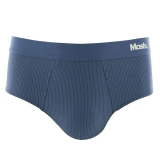 Mash Slip Cueca Microfibra Risca de Giz - CINZA MEDIO
