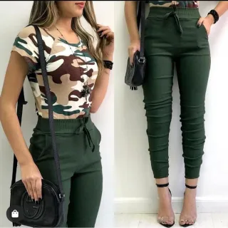 Roupa Feminina Calça Jogger Bengaline Cordão Bolso - Vinho