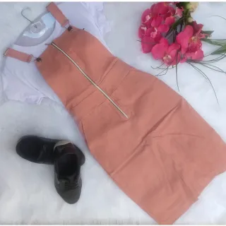 Saia Justa com Zíper - Jardineira Salopete - Camuflada