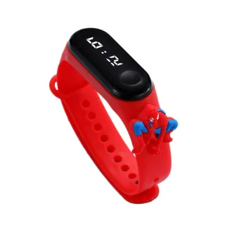 Relógio Eletrônico Infantil Resistente à Água com LED e Desenho - 17