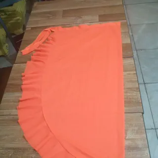 Moda praia pareô liso longo - 2kit - Rosa nenon