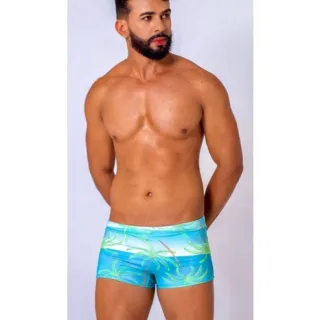 Kit Sungas Estampadas Masculinas - Moda Praia Floral - KIT