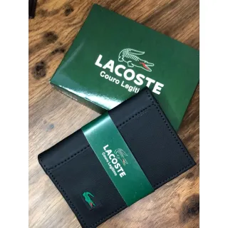 Carteira Masculina Varias Marcas Couro Legitimo RG-CNH - OKLY PRETA CARIMBO