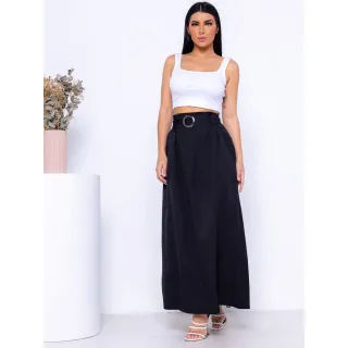 Cinto saia feminina social longa - Azul Marinho
