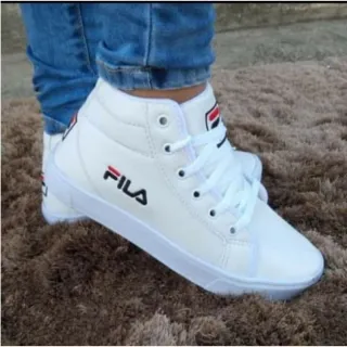 Promoção Tênis Botinha Street Feminino Cano Alto - Rosa