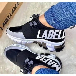 Pronta Entrega Tênis Bela Mafia Saturn Unisexx Feminino Masculino - PRETO/NUDE *Neo adds