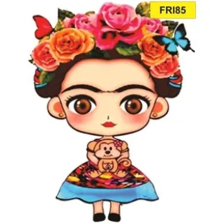 81 a 100 Placa Decorativa Frida Kahlo - FRI92