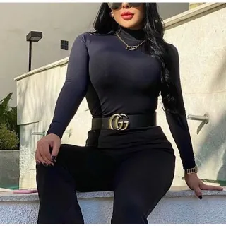 Moda Segunda Pele Blusa Cacharrel Manga Longa Gola Alta Suplex - Branco Clássico