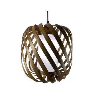 Pendente Lustre Utron Junco Apple Copo 26cm - Cores - palha