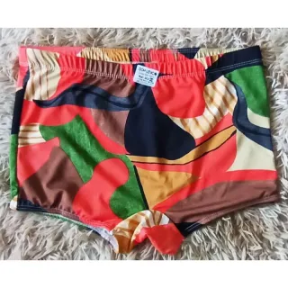 Moda praia masculina: sunga box estampada e lisa - Folhas 2