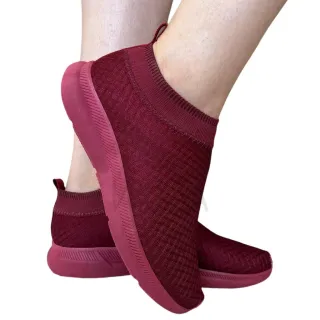 Promoção Tênis Confortável Leve Meia Feminino - Dia a Dia, Trabalhar, Correr - Rose