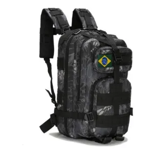 Envio 24hs Mochila Militar Masculina Assalt Fire Tática - Verde Brasil