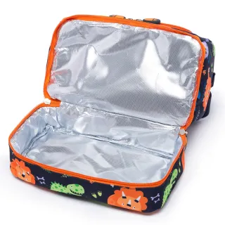 Mochila de Rodinhas Dinossauros Kit Escolar Spector + Estojo + Lancheira - PANDA