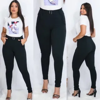 Calça Feminina Flare e Skinny Cintura Alta - Vinho/Marsala