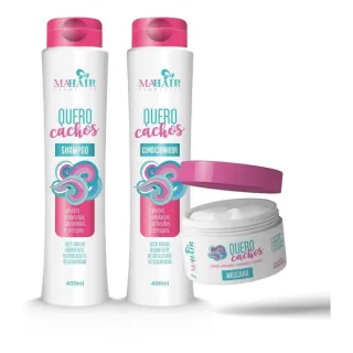A Sua Escolha - Kit Capilar Shampoo + Condicionador + Mascara - Oleo Ricino