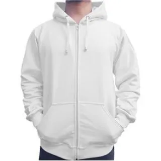 Blusa Flanelada de Frio Unissex com Capuz e Zíper, Moleton Quentinho! - Azul Marinho