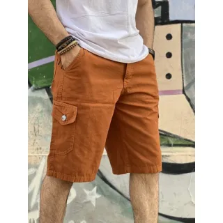 Short Militar Masculino Bermuda Cargo 6 Bolsos - Preto