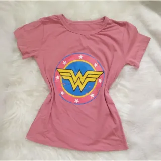 Mulher Maravilha Símbolo T-Shirt - Cinza