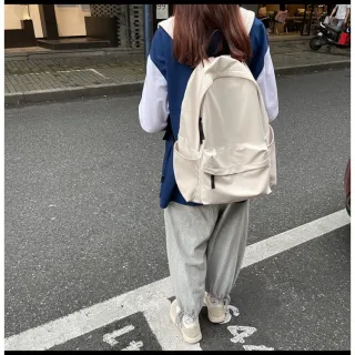 Mochila Unissex Grande com Estojo - Capacidade Impermeável - pink com estojo