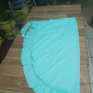 Moda praia pareô liso longo - 2kit - Rosa nenon