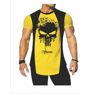 Camiseta Manga Curta Esportiva - Academia, Lazer, Corrida de Rua, Musculação - Branco