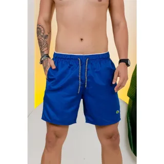 Tactel Masculino Adulto Mauricinho Surf Praia Piscina Lisas Secagem Rápida - Grafite