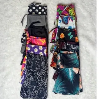 Fitness corda cintura alta curta para academia - Caveira rosa