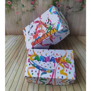 Festa Carnaval - Caixas Lembrança 10 Unidades