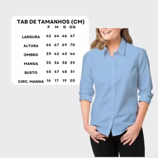 Entrega Rápida - Kit 2 Blusa Social Feminina Manga 3/4 - ESCOLHA NO CHAT
