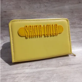 Carteira feminina tamanho médio em zíper com porta cartões, documentos, cédulas e moedas - Cores variadas - SL verde Tiffany