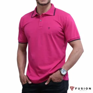 Camiseta Masculina Polo em Algodão - Azul Marinho