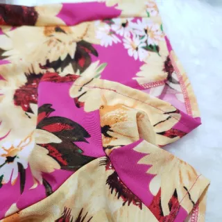 Shorts Feminino Estampado e Liso - Cintura Elástica e Bolsos - Laranja 🧡