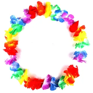 Fantasia Kit Luxo Havaiano para Festa de Carnaval e Casamento - Único