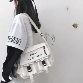 Bolsa Viagem Grande Tiracolo Transversal Tecido - Verde