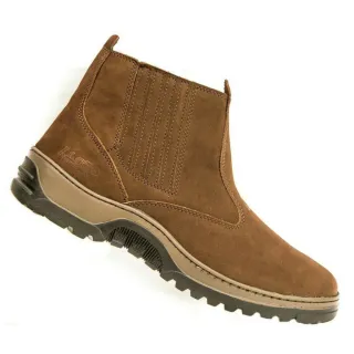 Oferta resistente: Bota masculina Caterpillar em couro legítimo - Marrom