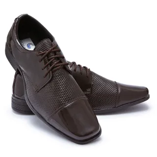 Black Friday Sapato Social Masculino Estilo Italiano Bico Quadrado 701 Cores Promoção - Bordô