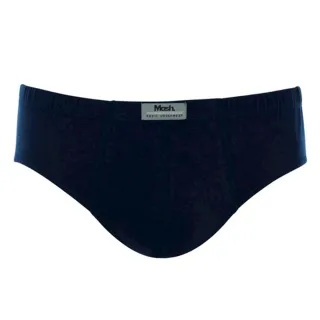 Cueca Anatômica Mash Slip Basic 74.58 Cós Elástico Algodão - Preto