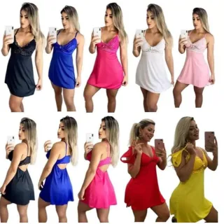 Sensual camisola feminina, sexy e sedutora - Azul